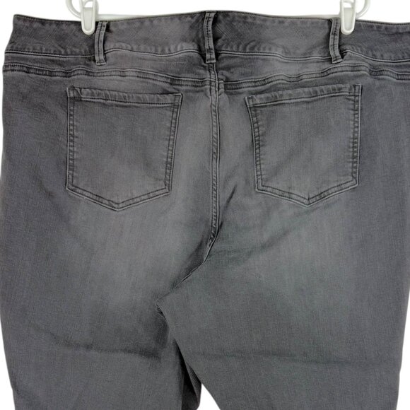 Torrid Women's Premium Distressed High Rise Stretch Black Denim Jegging Size 28R - Picture 4 of 11